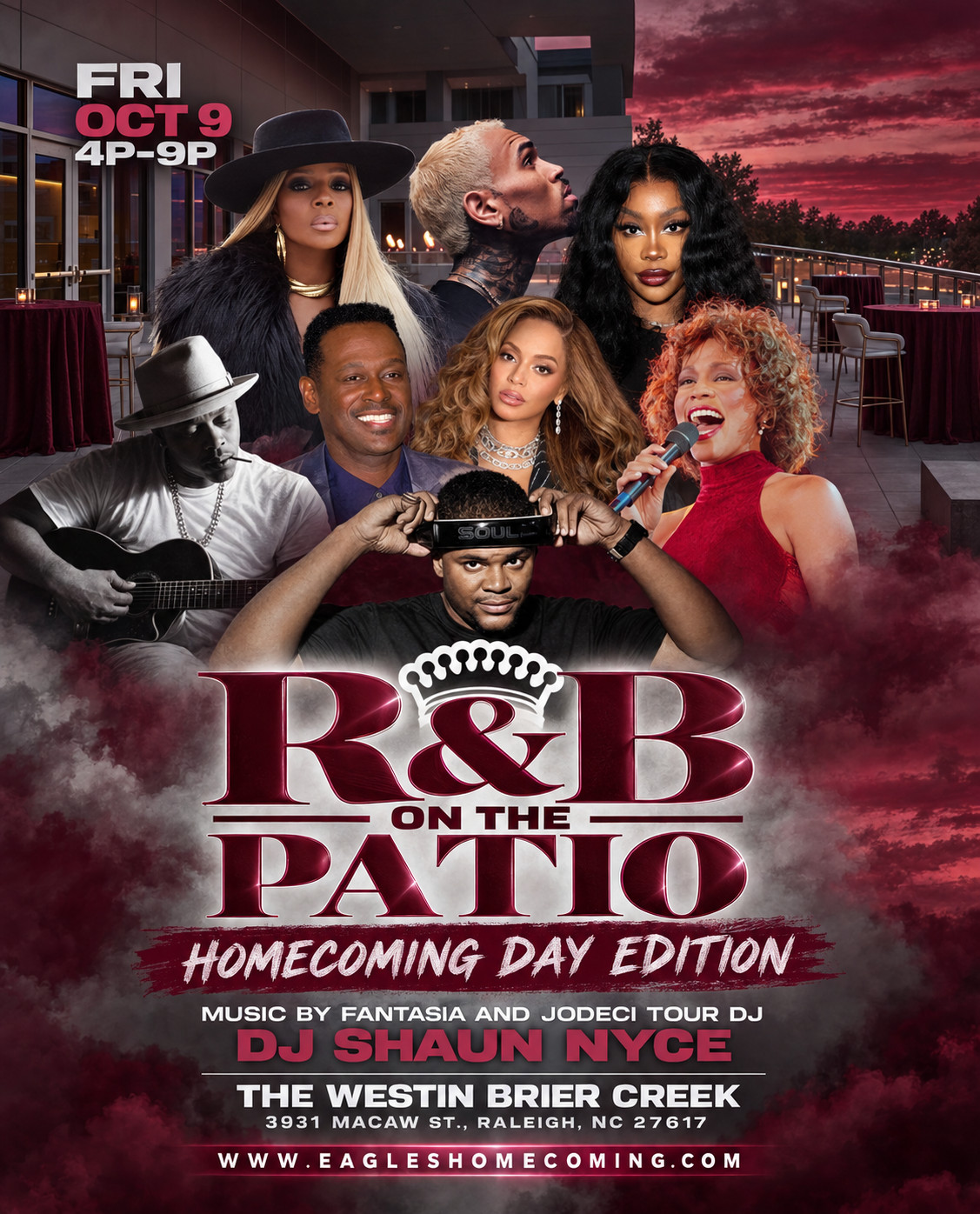 R&B On the Patio flyer